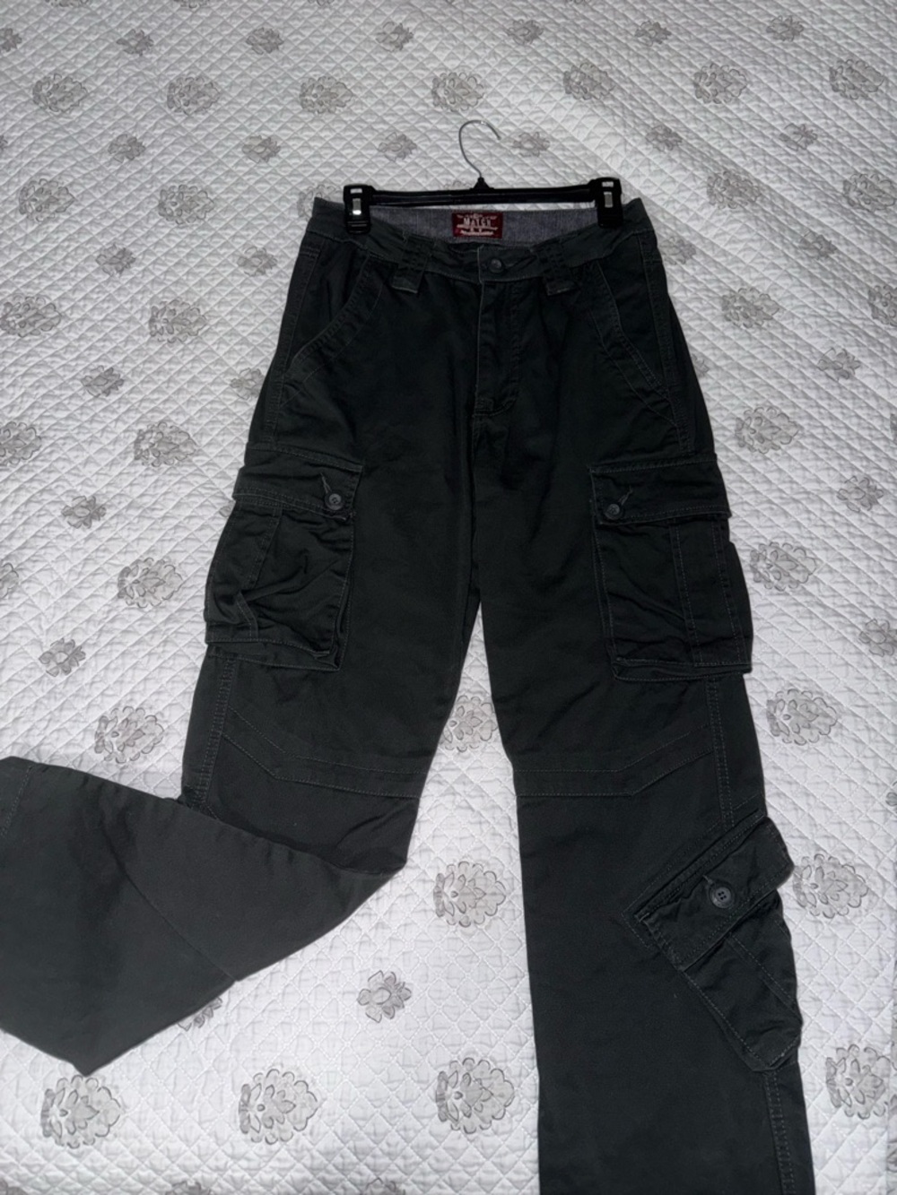 Dark Grey Cargo Pants - Utility Style